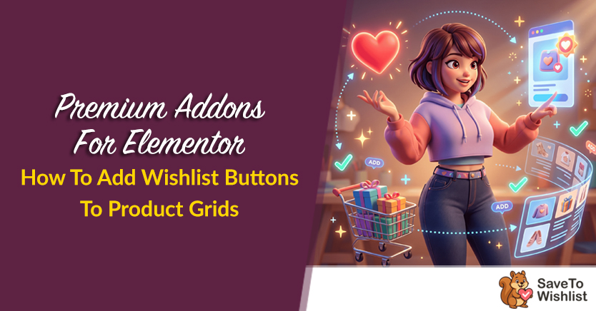 Complementos Premium para Elementor: Cómo añadir botones de Wishlist a las cuadrículas de productos