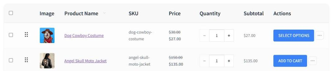 Ligne de tableau SaveTo Wishlist pour le Déguisement de cowboy pour chien avec un bouton Sélectionner les options car il a été enregistré sans valeurs de champ - SaveTo Wishlist Ligne de tableau SaveTo Wishlist pour le Déguisement de cowboy pour chien avec un bouton Sélectionner les options car il a été enregistré sans valeurs de champ.