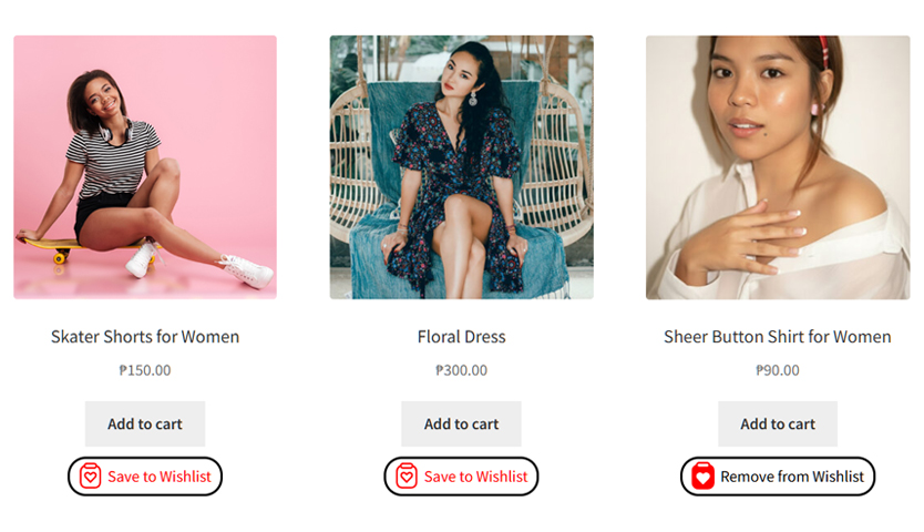 Paper-cut style illustration of stacked gift boxes, a shopping bag with a plus icon, and a wishlist with dotted arrows indicating gifting or shopping flow.