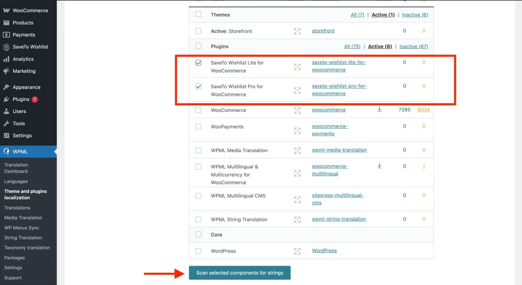 Scan Plugins for Strings