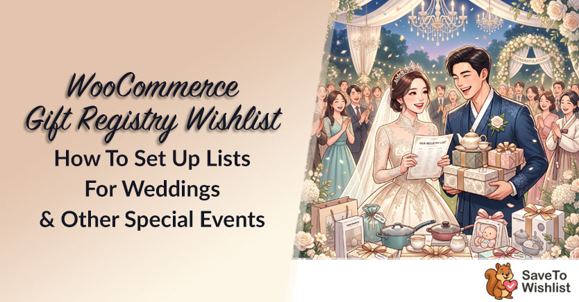 WooCommerce Gift Registry Wishlist: How To Set Up Lists For Weddings & Other Special Events